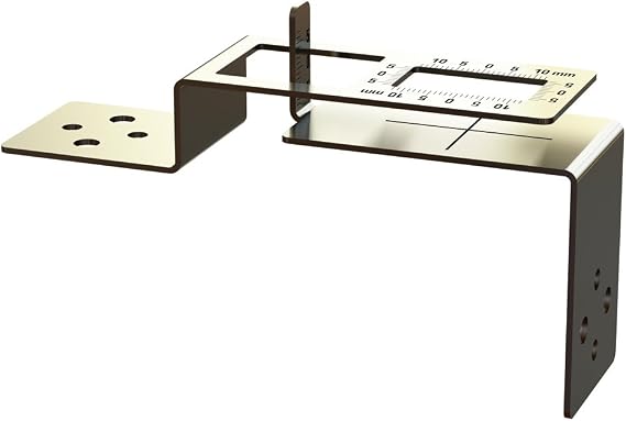 CRACKMON 3D Model 2412-ECSS Crack Monitor Gauge, XYZ Axis, Exterior Corner Mount, Includes Anchors and Stainless-Steel Fasteners