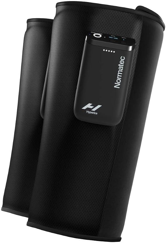Hyperice Normatec Lower Legs Wireless Mobile Air Compression Calf Muscles | Portable | Increase Circulation | Reduce Pain | Tension in Legs | Bluetooth Enabled | 7 Levels Customizable Pressure