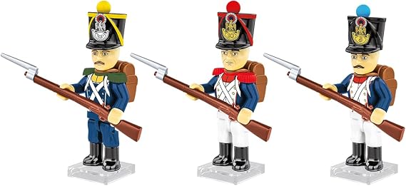 COBI Napoleonic Wars French Soldiers Building Set, 41 Pieces