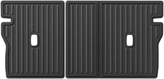 Car Floor Mats Compatible with Onvo L60 2024 2025 Cargo Liner Trunk Pad TPE 3D Foot Mat Waterproof Tray Set Black(Backrest pad)