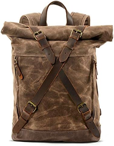 Backpack compatible with Benelli Leoncino 250 Craftride CR3 brown