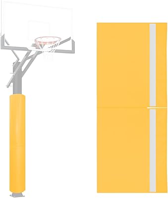 Basketball Pole Padding 72 Heavy Duty Safety Pad for 3-5 Round Poles, Waterproof & Durable Gym, Garage, Playground Protection