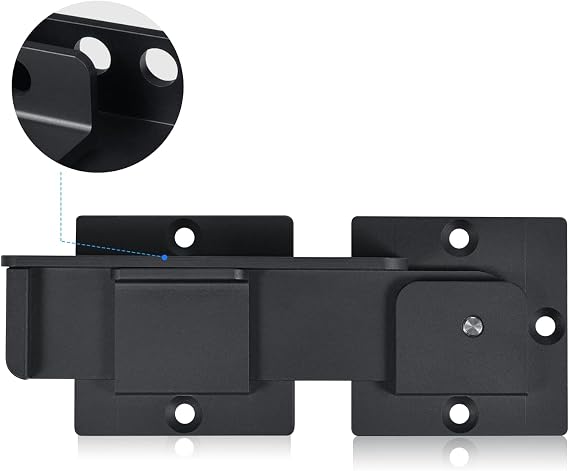 7.5" Flip Gate Latch Lock for Wooden Fence with Padlock Holes