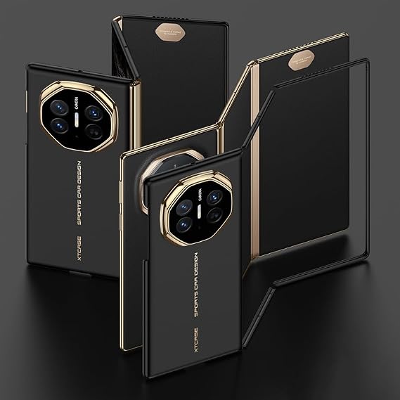 ZORSOME for Huawei Mate XT Full Body Slim Case,Rugged PC Frame Case Ultra-Thin Lightweight Shockproof Protective Case Cover for Huawei Mate XT (Black)