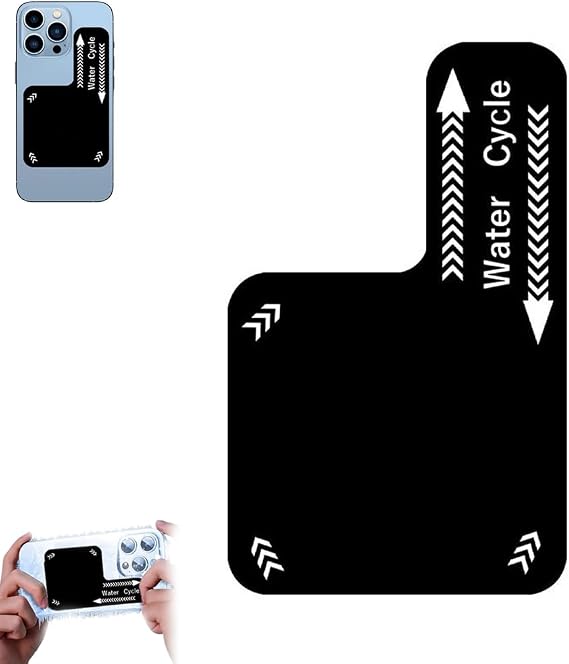 Universal Reusable Phone Heatsink Pad, Metal Magnetic Cooling Plate for Gaming & Streaming, Enhances Phone Performance