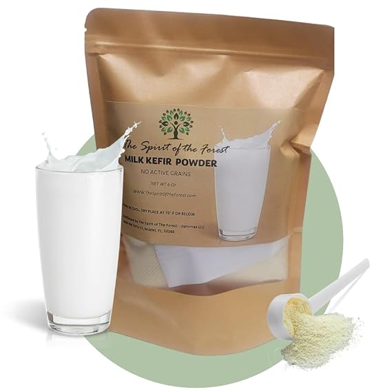 Milk Kefir Powder Culture for Artisanal Homemade Dairy Drinks - 10 Oz