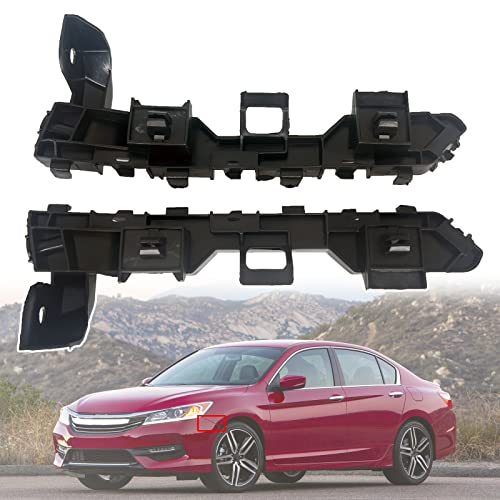Pair Left Right Front Bumper Bracket Beam Mount Support Grille Guide Bracket Retainer For Honda Accord 2013 2014 2015 2016 2017