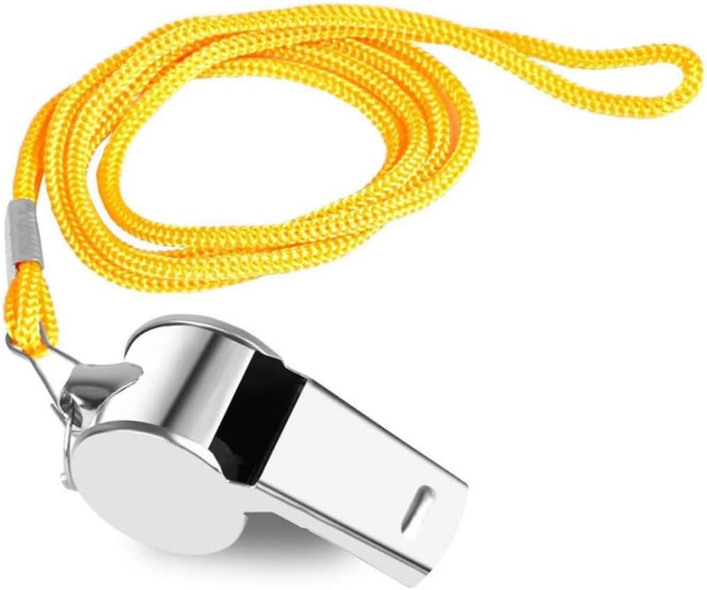 Jouis Whistle Stainless Referee, Earthquake, Police, Gendarmerie, Watchman first aid, Scout, Security Whistle Single 1.Grade Quality Special Box