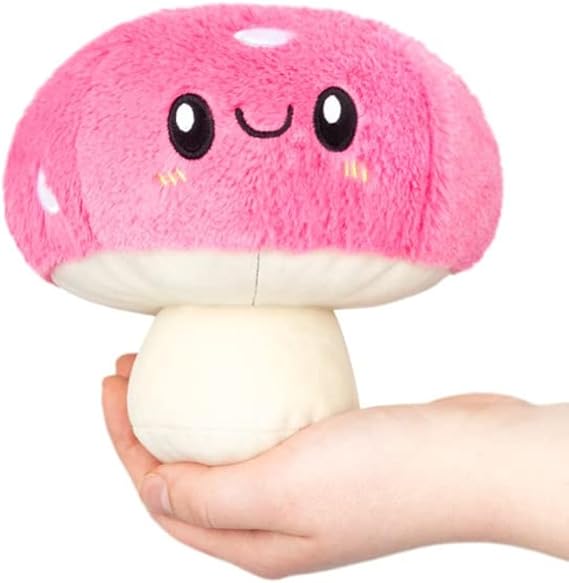 Squishable - Snugglemi Snackers Mushroom - Garden Collection - 6.5 in - Soft Toy Collectible Stuffed Animal - Beans