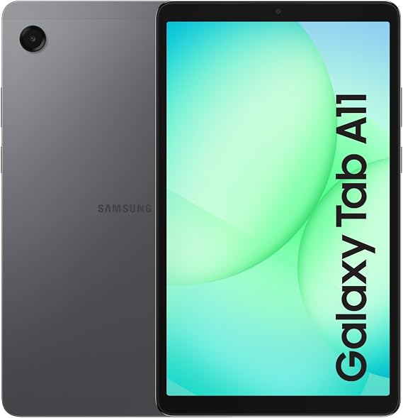 Samsung Galaxy Tab A11 2026 | 64GB, 4GB, Wi-Fi | 8.7" 90Hz Android Tablet, All Day Battery, Octa-core (6nm), Dual Speakers, with 20W Fast Charger Cube | International Latin Model SM-X133 (Gray)