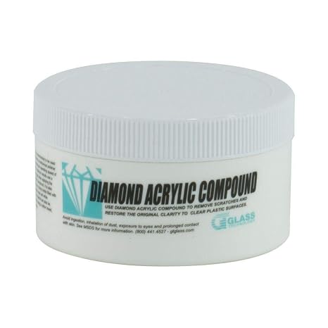 Diamond Clear Acrylic Polishing Compound - 1lb