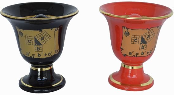 2 Items Pythagoras Cup Justice Pythagorean Theorem Greek Great Mathematician