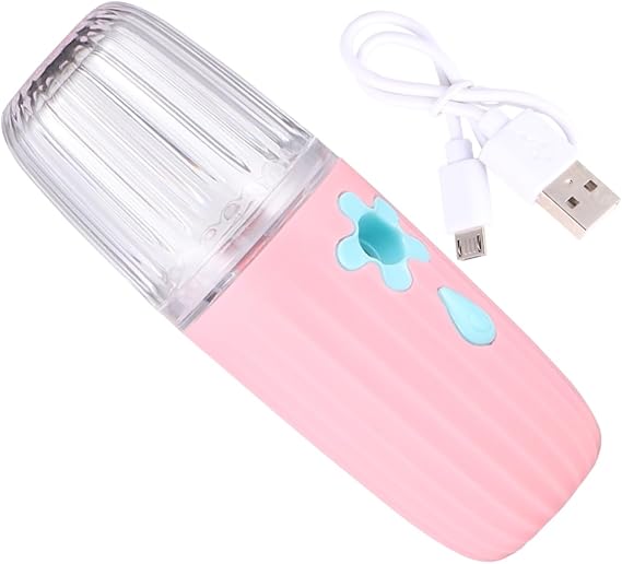 minkissy 1pc USB Rechargeable Handheld Nano Face Moisturizer Quick Mist Spray Machine for Hydration and Skin Care for All Skin Types Facial Oil Control and Makeup Refreshing