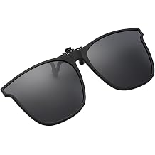 Sunglasses Clip for Glasses, Polarised On Sunglasses Over Lenses UV Blocking - Light Edge Glasses Fishing Outdoors