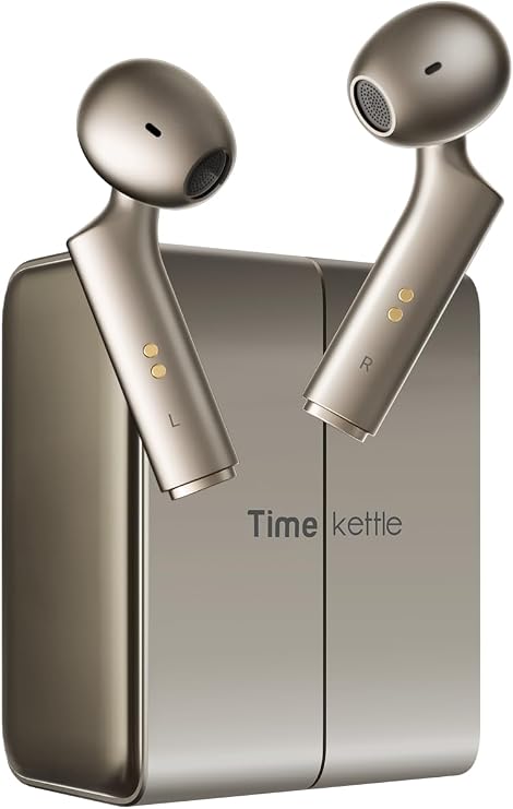 Timekettle W4 Translation Earbuds with AI Correction, Gold