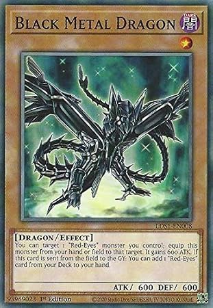 Black Metal Dragon - LDS1-EN008 - Common - 1st Edition
