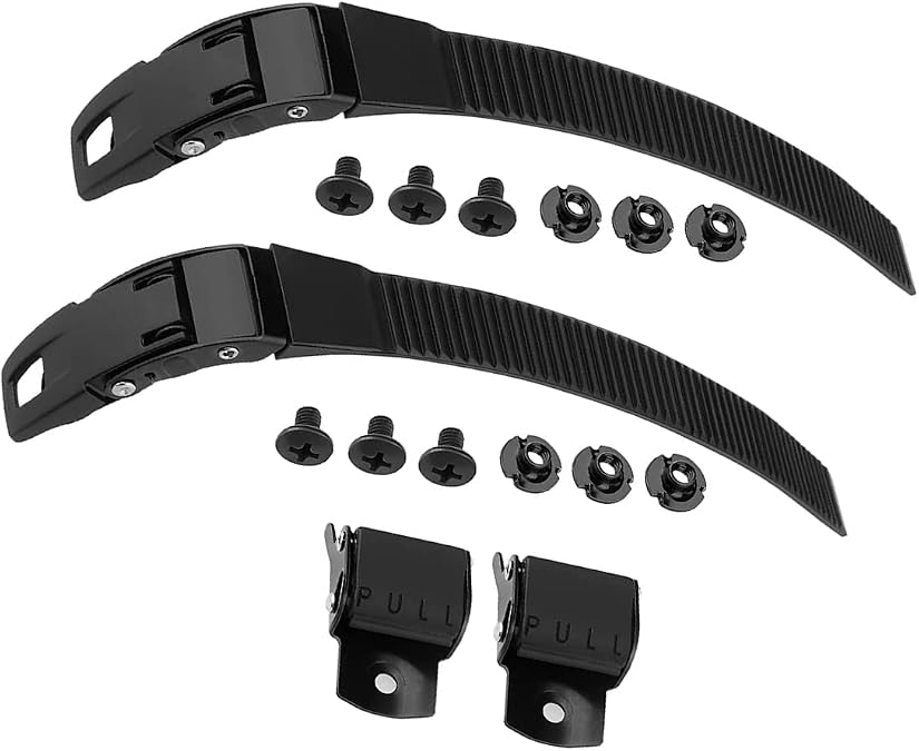 2Pcs Inline Skate Strap Buckle Replacement with Screws Nuts | Adjustable Roller Skate Strap, Shoe Buckle Replacement, Universal Roller Skate Accessories For Men Women Boys Girls Kids