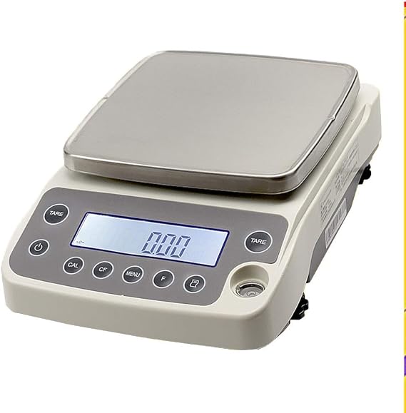 Electronic Scale 0.01G Lab Digital Analytical Balance High-Precision Electronic Scales Industrial Scale Jewelry Scales Square Pan for Laboratory (6200g/0.01g)