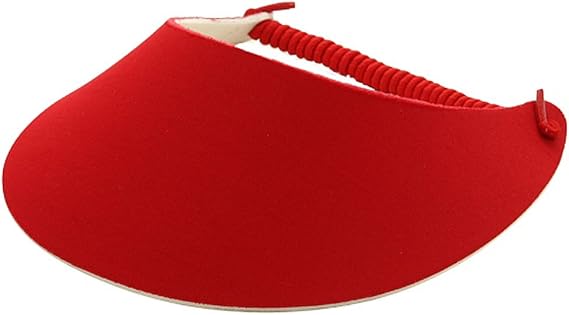 String Visor-Solid Red