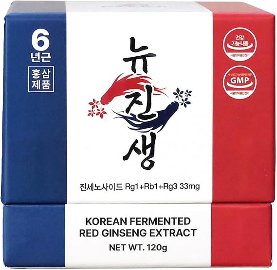 SAMSIDAE Korean Red Ginseng Extract 120g, 6-Year Fermented (13mg/g), 100% Korean Ginseng, Supports Immunity, Energy, Stamina, Memory, New Ginseng