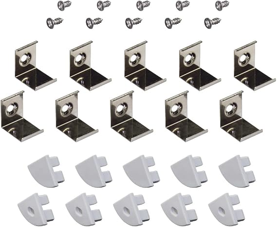 Armacost Lighting Corner Mount LED Tape Light Accessory Pack - Grey, 960001