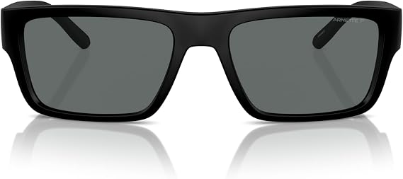 ARNETTE Man Sunglasses Frosted Sage Frame, Dark Green Lenses, 57MM