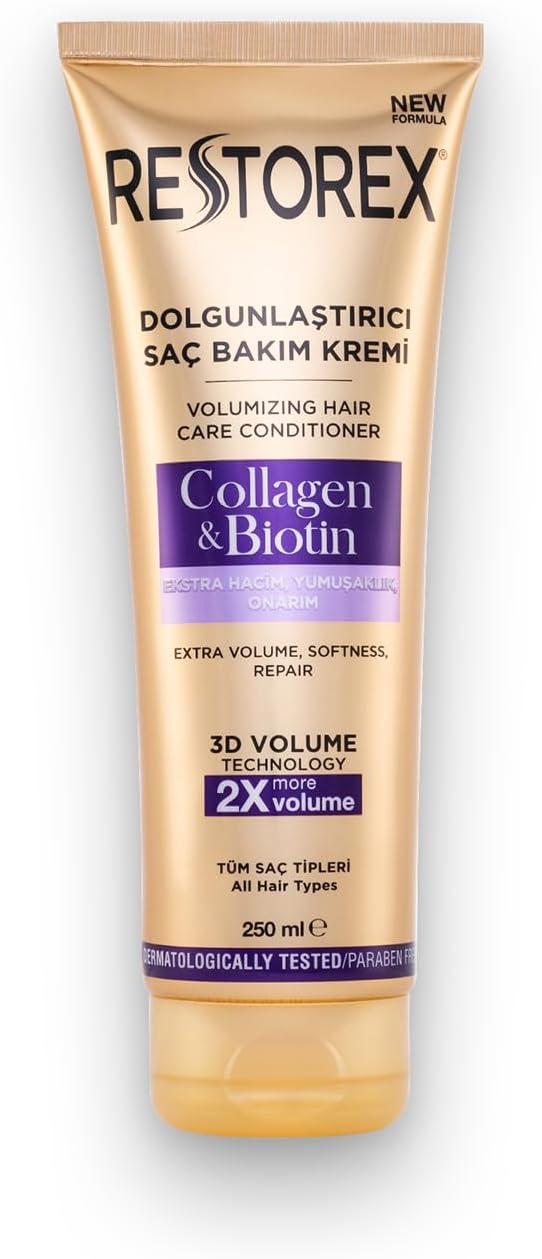 Restorex Plumper Hair Conditioner Collagen & Biotin 250 Ml