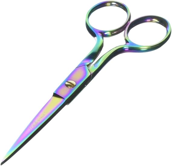 Tula Pink 6 Inch Straight Sharp Point Scissors for Trimming & Applique Needle Arts