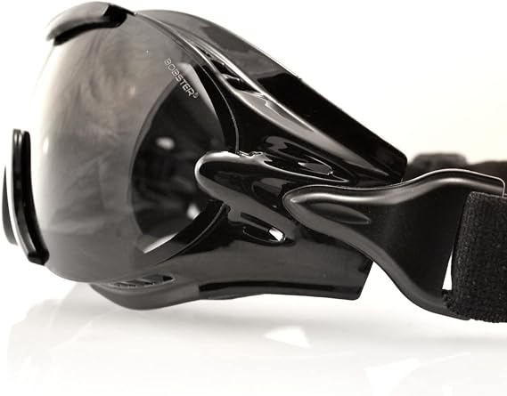 Bobster Phoenix, Gloss Black Frame, Smoked, Amber, Clear Lens
