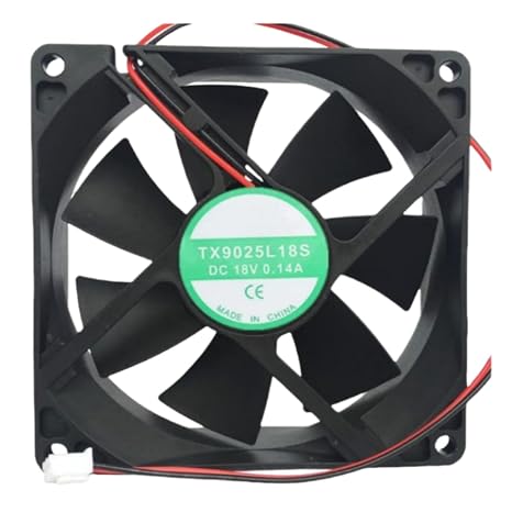 TX9025L 18S Fan 9CM for 18V 0.14A 9025 90X90X25MM 2-Wire Cooling Fan