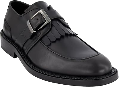 Karl Lagerfeld Mens Single Monk Fringe Moctoe Shoe