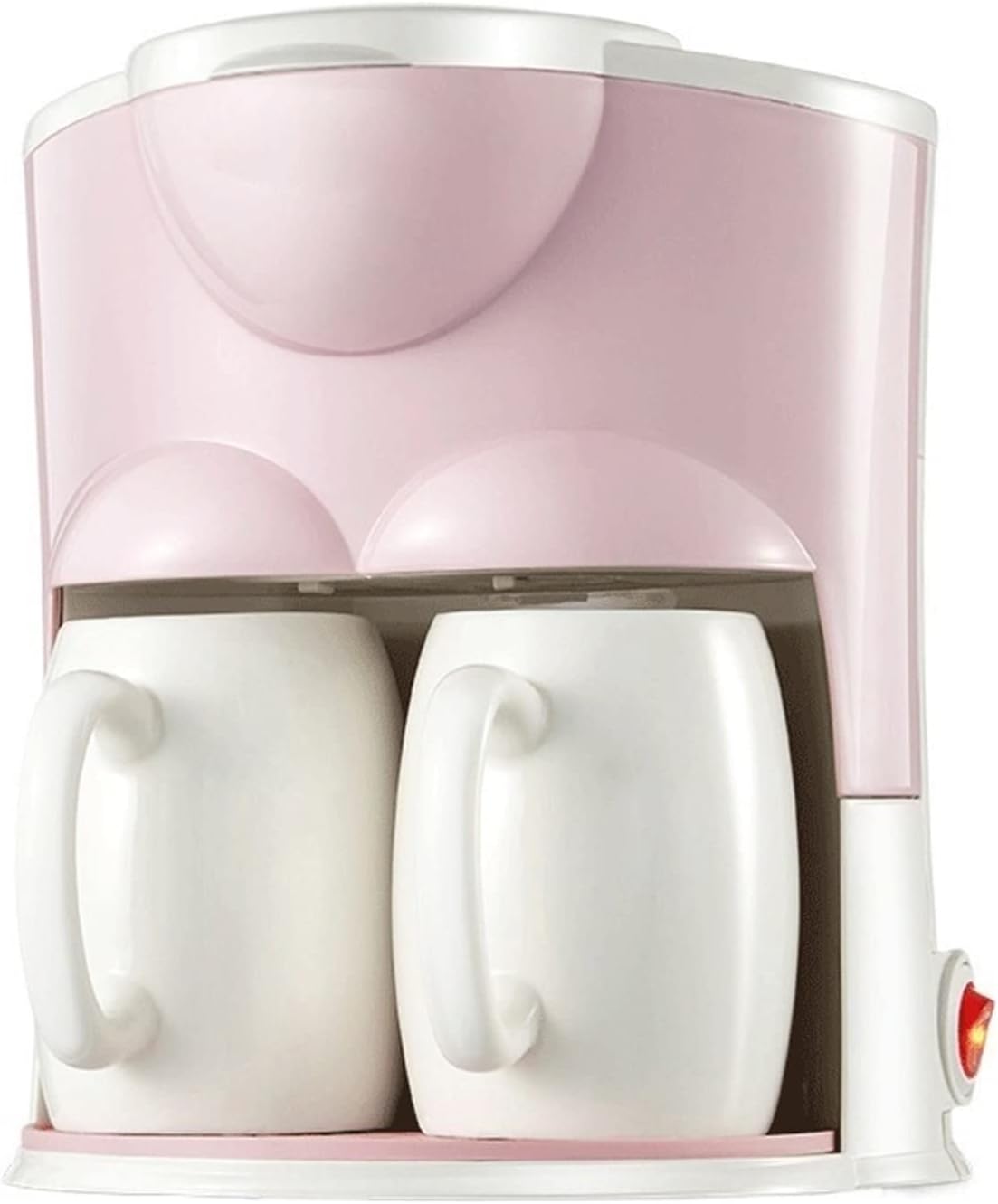 Coffee Machines Drip Coffee Maker Kitchen Removable And Washable Household Machine Tea Pot Milk For Gift Automatic Espress(Pink)