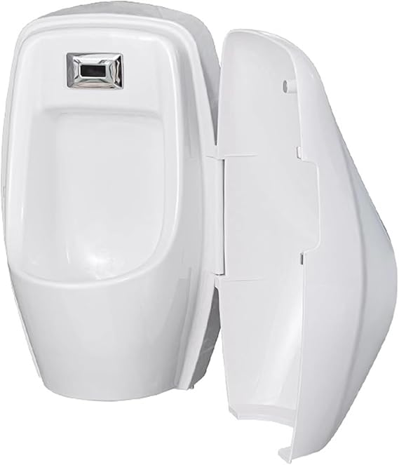 Smart Sensor Urinal, Ceramic Urinals for Men with Cover, Wall Mounted, Water Saving, Suitable for Home, Bathroom, Hotel