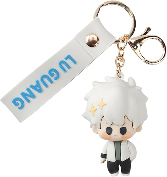 LINK CLICK Anime Keychain Chengxiaoshi Luguang Cute Mini Figure Official Fan Gift Cell Phone Charms (Luguang)
