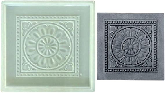 Concrete Molds for Walkways, Diy Brick Moulds Concrete Stamps Flagstone Casting Molds Concrete Paver Molds Garden Stepping Stone Mold