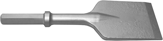 5" Wide Asphalt Cutter - 1" x 4-1/4" Hex Shank with 11" Under Collar Length - Champion Chisel - Heavy Duty for Moderate to Heavy Concrete Demolition