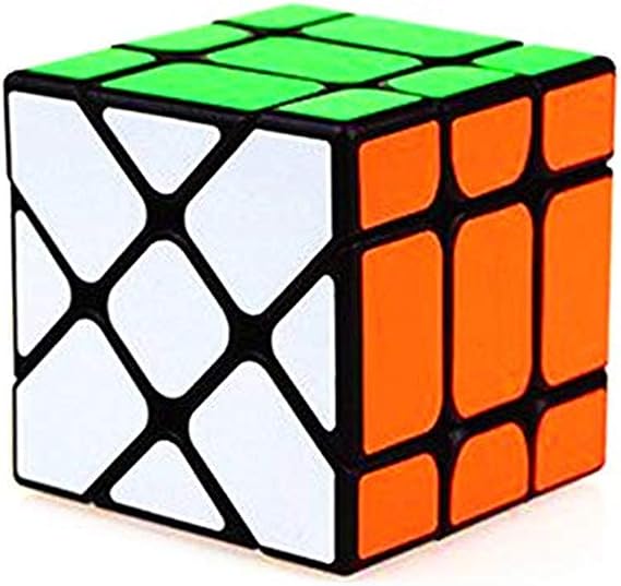 CuberSpeed Fisher Cube V2 Black Magic Cube Fisher Cube v2 Black Yileng 3x3x3 Speed Cube Puzzle