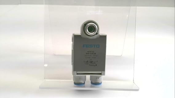 Festo Vfof-le-bah-g14-q8 (1927030), 0.2-10 Bar, 590 L/min Flow, Control Valve, Manual Actuation, Nbr Seals, One-way Flow, Pbt Housing, Qs-8; G1/4 Connections, Series Vfof