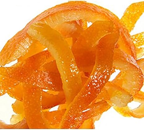 Ambrosio Glace Orange Peel Strips - Hand-picked Italian Candied Citron for Baking - Kosher, Pareve Certification - 22 lb