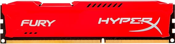 Kingston HyperX FURY 4GB 1600MHz DDR3 CL10 DIMM - Red (HX316C10FR/4)