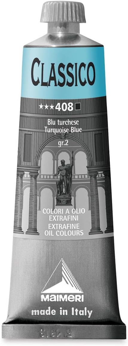 Maimeri Classico Oil Colors turquoise blue 60 ml