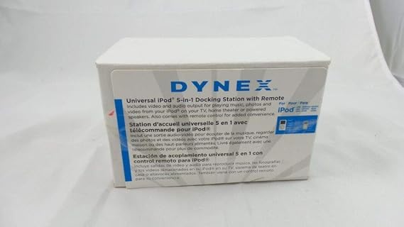Dynex Docking Station with Remote for Apple iPod DX-IPDR / DX-IPDR2