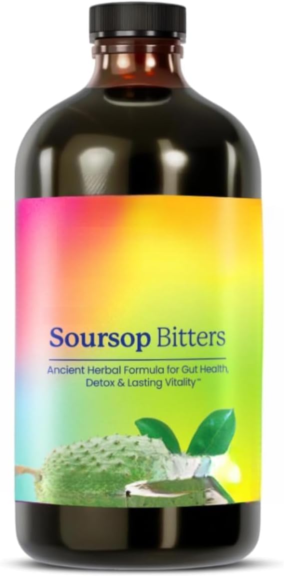 Soursop Bitters - Internal cleansing, supporting digestive health and immune function.