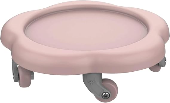 Exercise Wheels Sliding Disc Fitness Silent Pot Wheel Muscle Wheel Abdominal Core Roller Coaster Strength Trainer Intensifying Plate New, Pink-