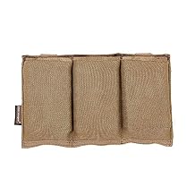 emersongear Triple M4 Pouch,Tactical Mag Pouch Molle for Vest Belt,5.56/7.62 Available