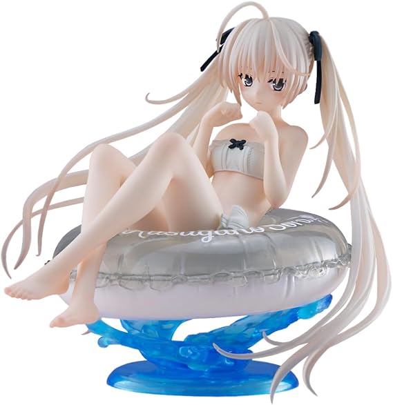 Zhongkaihua Kasugano Sora Figure Swimsuit Girl Anime Model Sitting Posture Statue with Swimming Ring Accessories