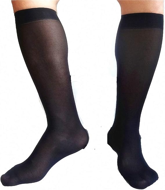 Men's Business Stockings Male Formal Dress Daily Wearing thin Black Socks
