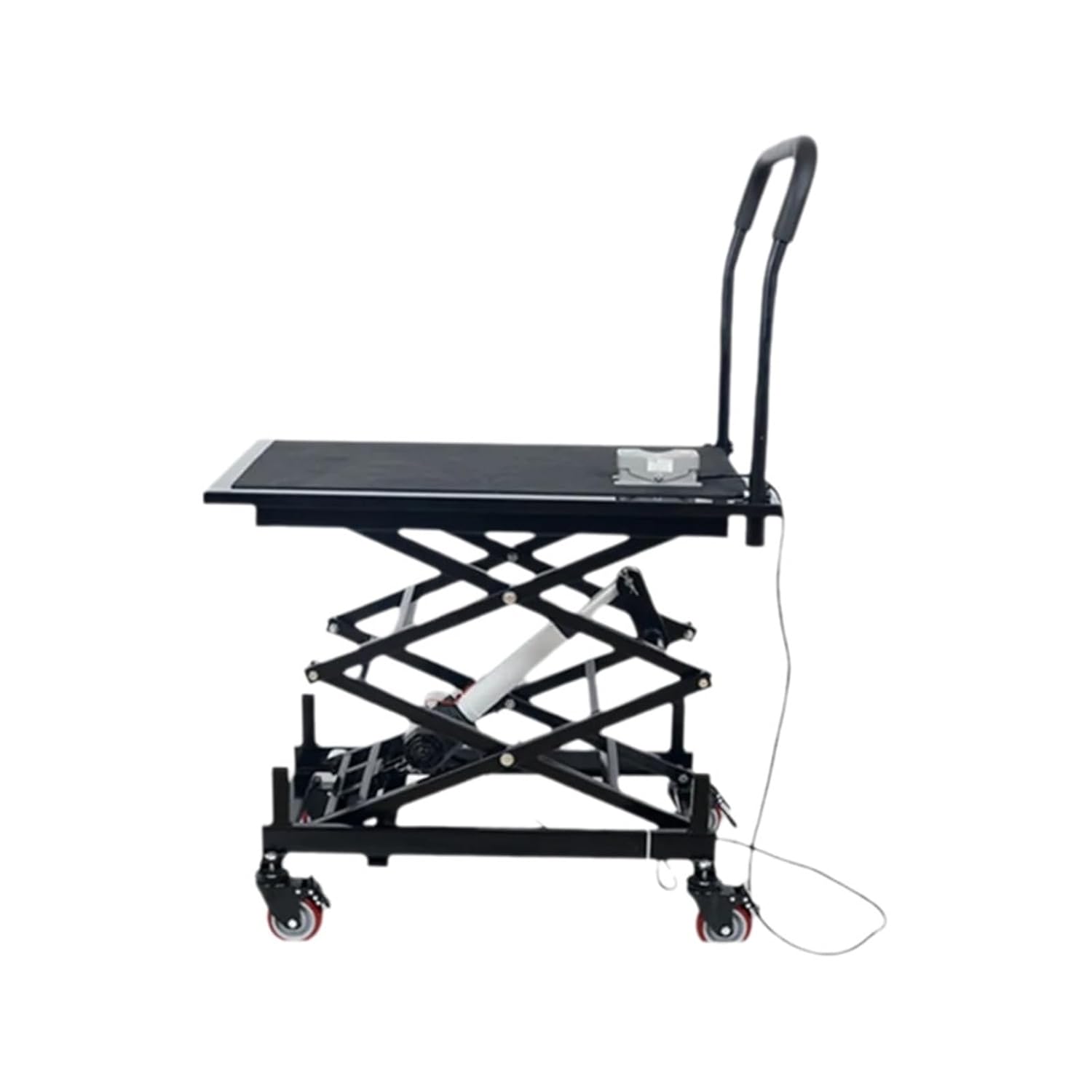 Electric Hoists Winch Lifting Scaffold Electric Lifting Stool Mobile Lifting Platform Folding Stool Household Ladder Car Lift(100x55 1.2m)