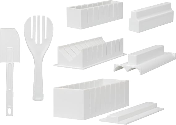 Helen's Asian Kitchen Sushi Making Kit, 5-Piece Set, BPA Free