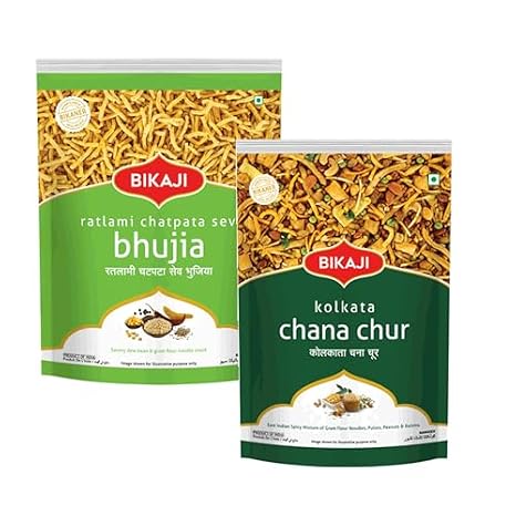 Bikaji Chatpata Sev & Kolkata Chanachur Combo Spicy Namkeen